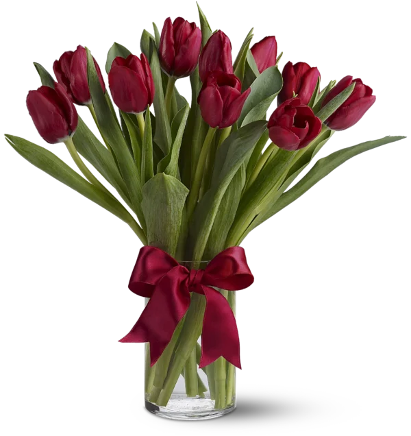 Ten Red Tulips